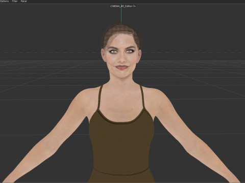 Lauren Cohan 3D Model