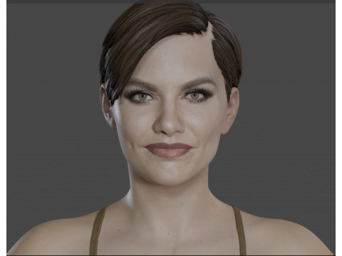 Lauren Cohan 3D Model