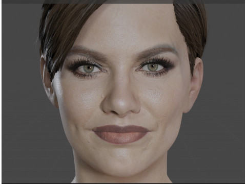 Lauren Cohan 3D Model