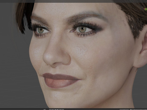 Lauren Cohan 3D Model