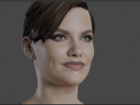Lauren Cohan 3D Model