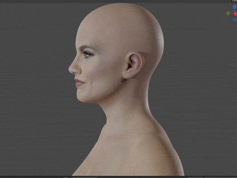 Lauren Cohan 3D Model