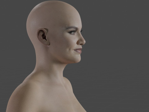 Lauren Cohan 3D Model