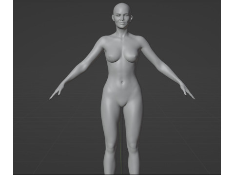 Lauren Cohan 3D Model