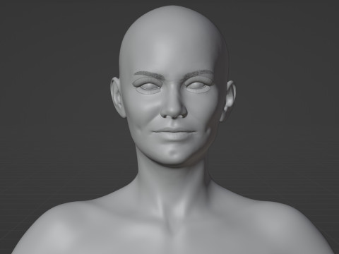 Lauren Cohan 3D Model
