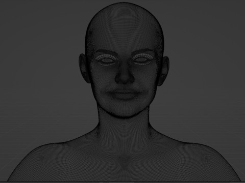 Lauren Cohan 3D Model