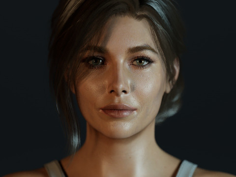 Jessica Biel Modelo 3D