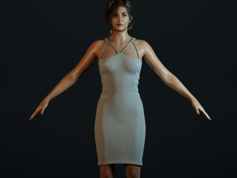 Jessica Biel 3D 模型