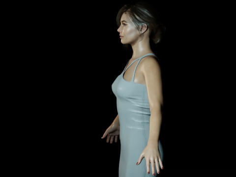 Jessica Biel 3D 模型