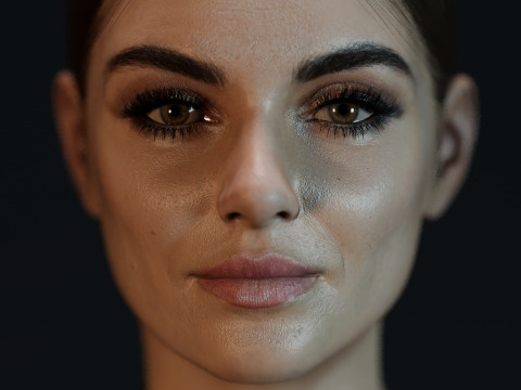 Mila Kunis 3D Модель