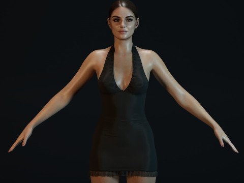 Mila Kunis 3D Модель
