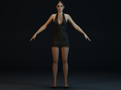 Mila Kunis 3D Модель