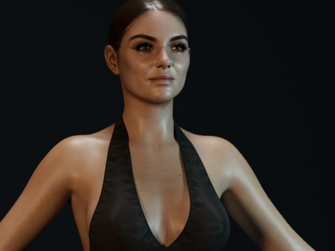 Mila Kunis 3D Модель