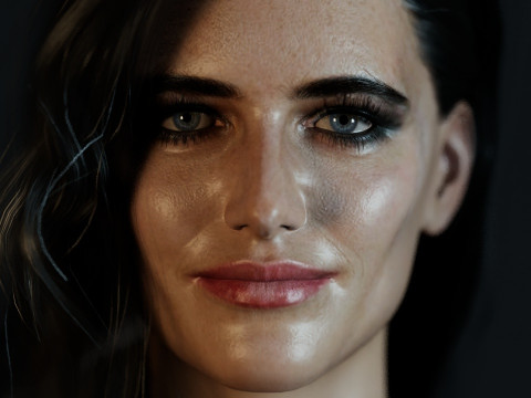 Eva Green Modelo 3D