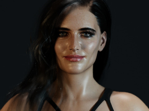 Eva Green Modelo 3D