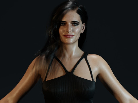 Eva Green Modelo 3D
