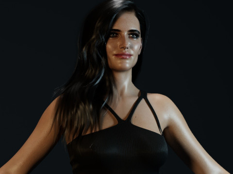Eva Green Modelo 3D