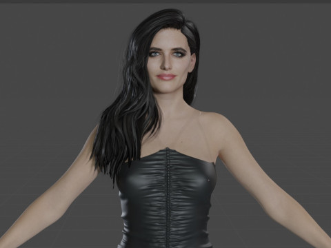 Eva Green Modelo 3D