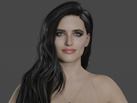Eva Green Modelo 3D