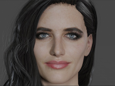 Eva Green Modelo 3D