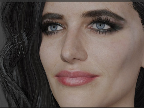 Eva Green Modelo 3D
