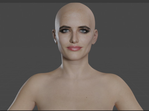 Eva Green Modelo 3D