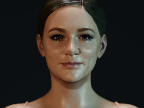 Carey Mulligan 3D Model