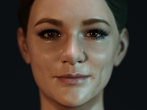 Carey Mulligan Modelo 3D