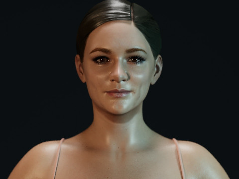 Carey Mulligan Modelo 3D