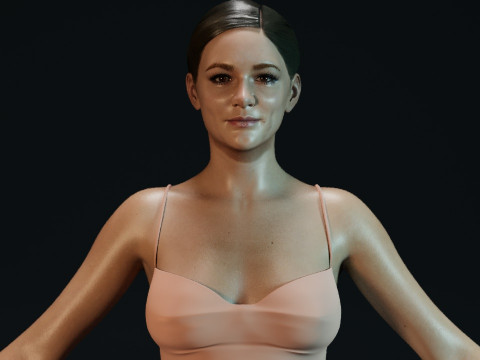 Carey Mulligan Modelo 3D