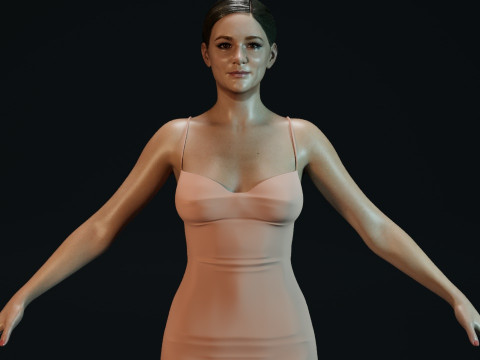 Carey Mulligan Modelo 3D