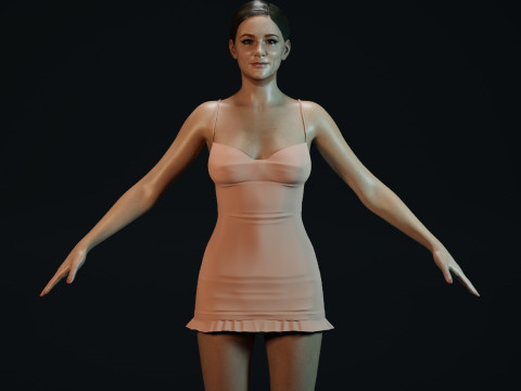 Carey Mulligan Modelo 3D