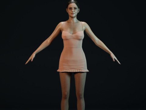 Carey Mulligan Modelo 3D