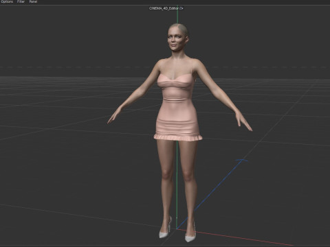 Carey Mulligan Modelo 3D