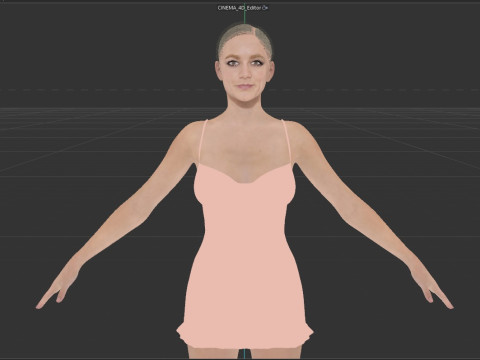 Carey Mulligan Modelo 3D