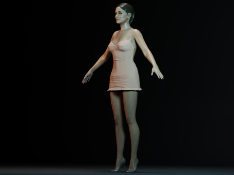 Carey Mulligan Modelo 3D
