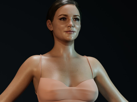 Carey Mulligan Modelo 3D