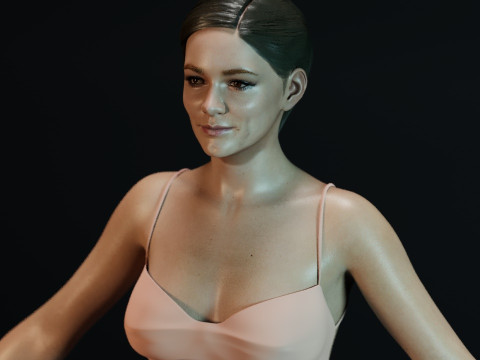 Carey Mulligan Modelo 3D