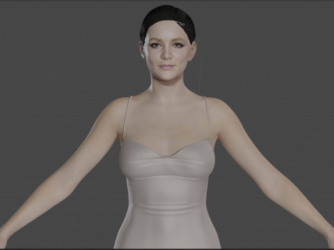 Carey Mulligan Modelo 3D