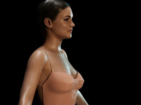 Carey Mulligan Modelo 3D