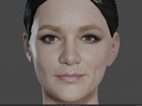 Carey Mulligan Modelo 3D