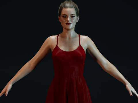 Holliday Grainger Modelo 3D