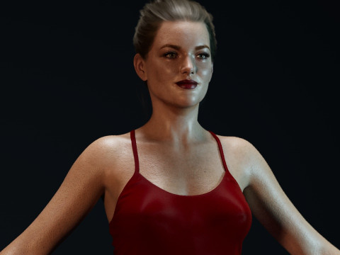 Holliday Grainger Modelo 3D