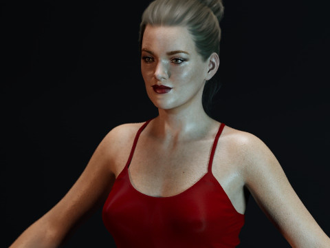 Holliday Grainger Modelo 3D
