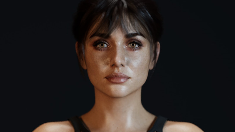 Ana de Armas 3Dモデル .c4d .max .obj .3ds .fbx .stl .blend