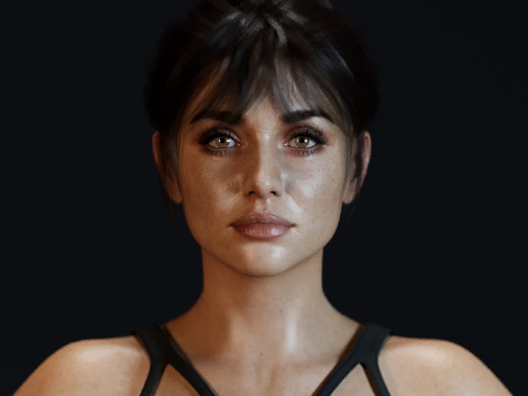 Ana de Armas 3Dモデル