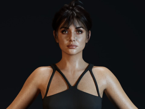 Ana de Armas 3Dモデル