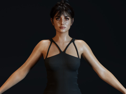 Ana de Armas 3Dモデル