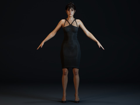 Ana de Armas 3Dモデル