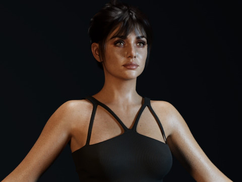 Ana de Armas 3Dモデル
